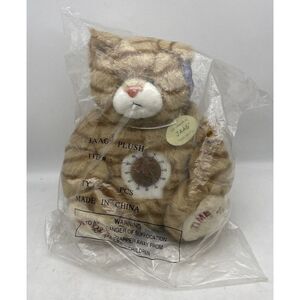 Jaag Time Out Cat Tan Striped Kitty Soft Plush With Timer 60 Minutes New Works